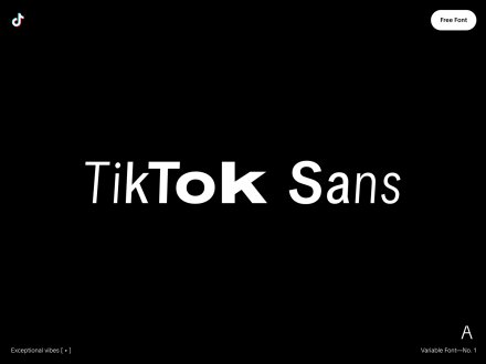 TikTok Sans
