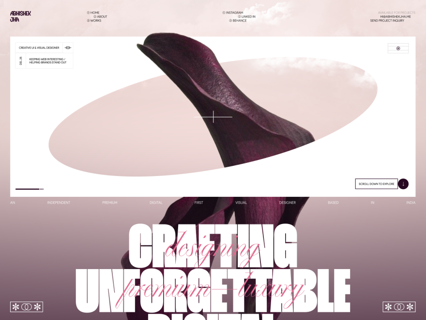 Abhishek Jha — Folio '25